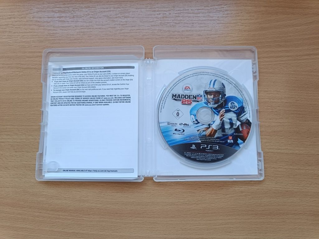 Madden 25 na PS3, stan bdb, możliwa wysyłka