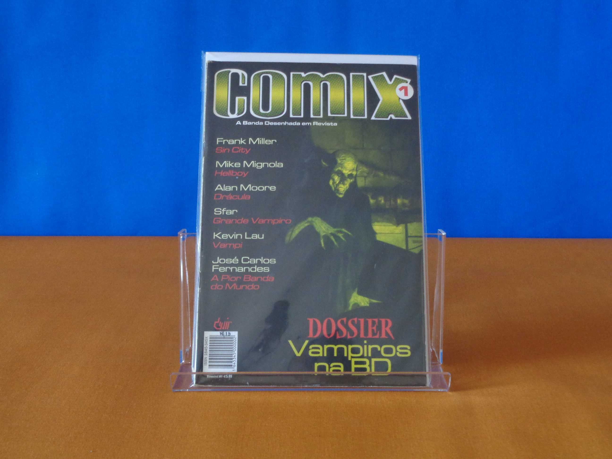 3 Revistas "Comix". Editora Devir. 2002. Portes Incluídos.