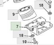 Uchwyt błotnika JOHN DEERE R124670 Lewy R124671 Prawy Podstawa uchwytu