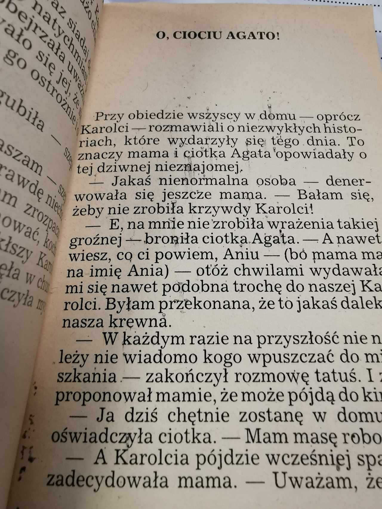 Karolcia Maria Kruger książka książeczka  dla dzieci opowiadanie baśń