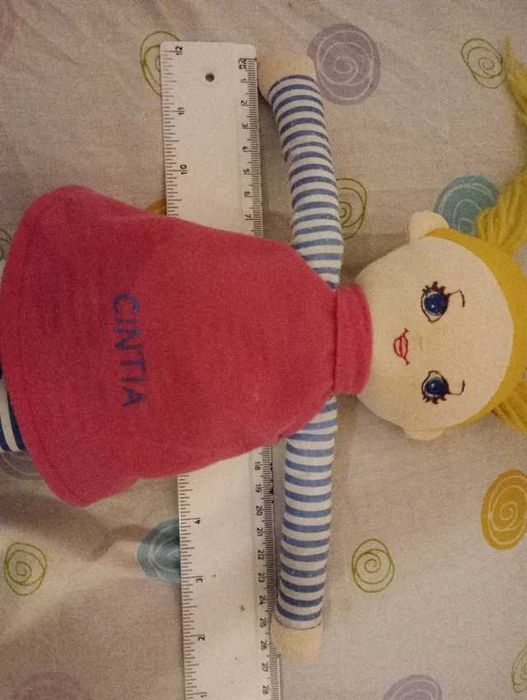 Lote de bonecas de pano