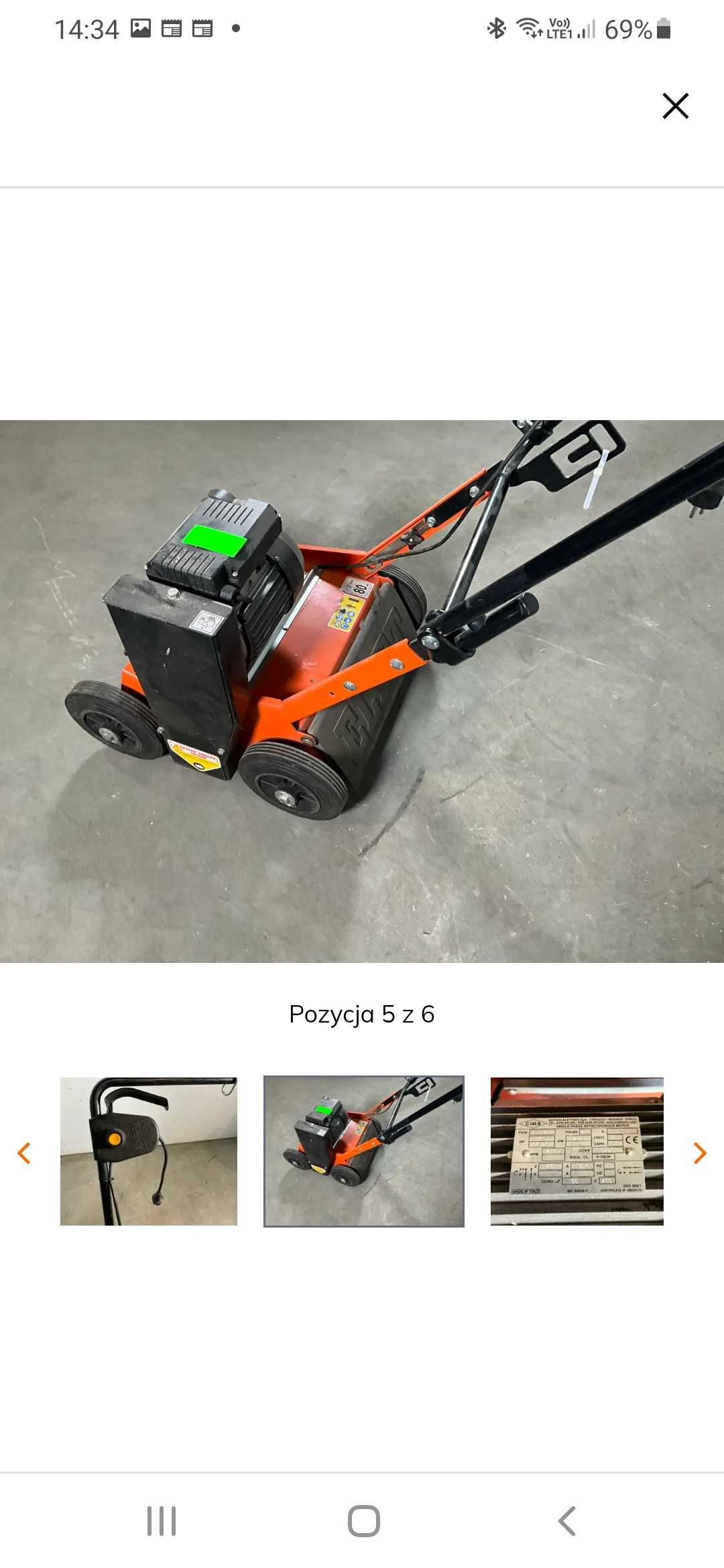Wertykulator Aerator elektryczny do trawy ELIET
