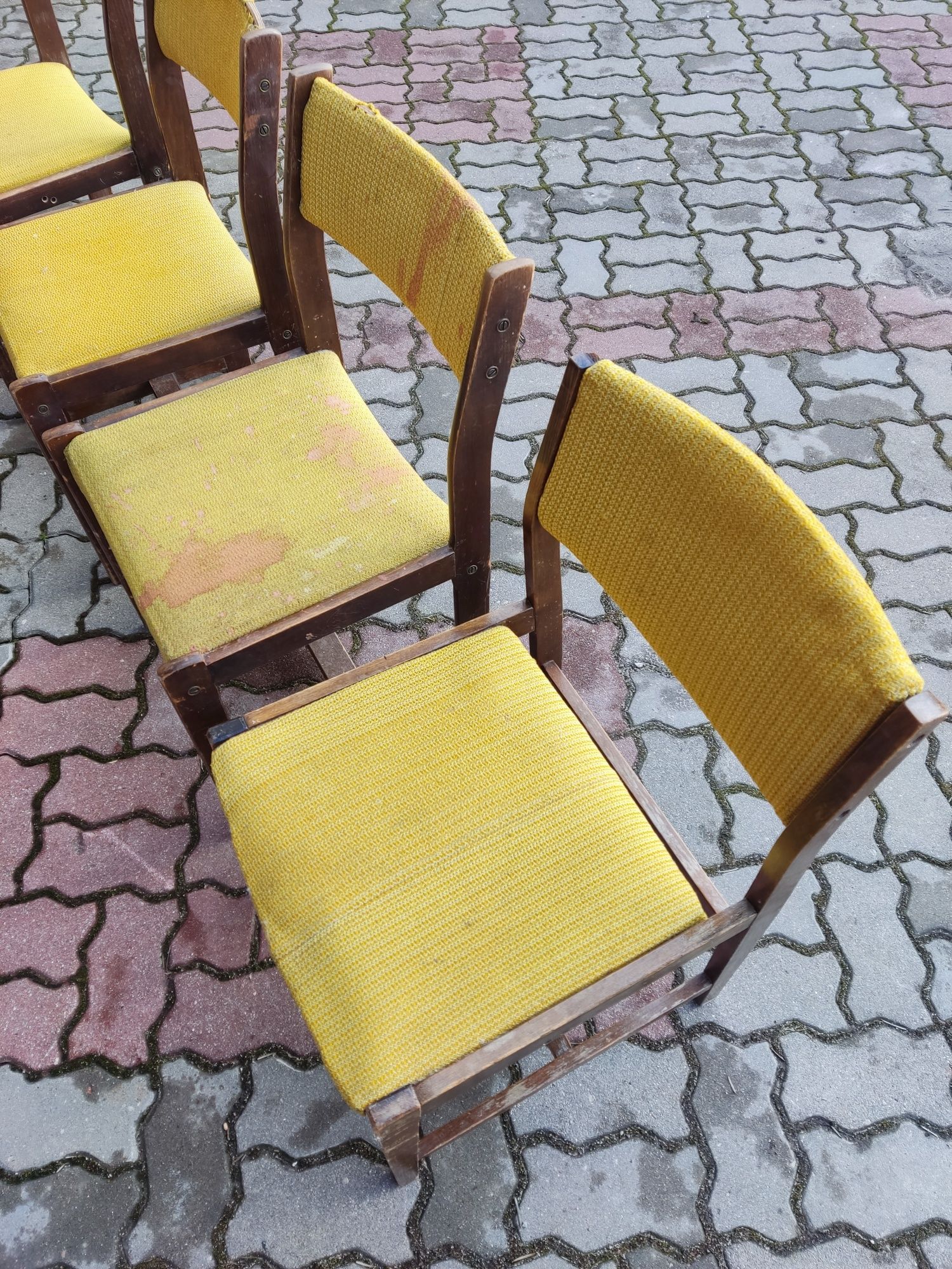 Krzesła krzeslo PRL Z-38 zamojskie fabryki mebli retro vintage