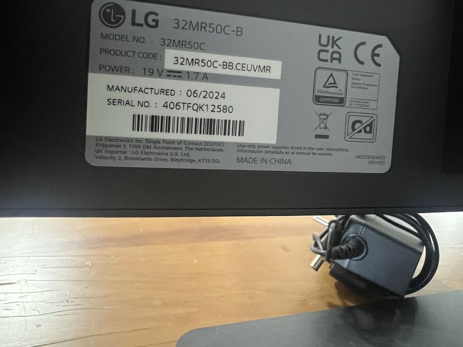 Monitor LG curvo 32 polegadas