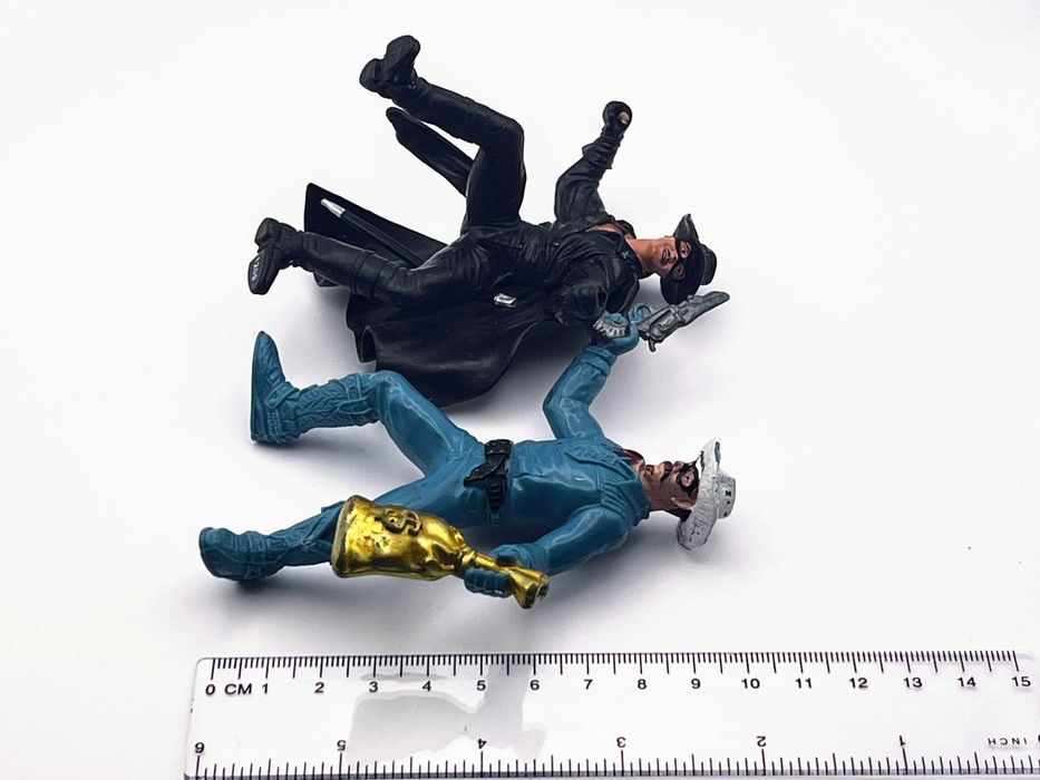 Zorro (Papo) & Cowboy (Chap Mei) Lote de Figuras de Ação/Coleção