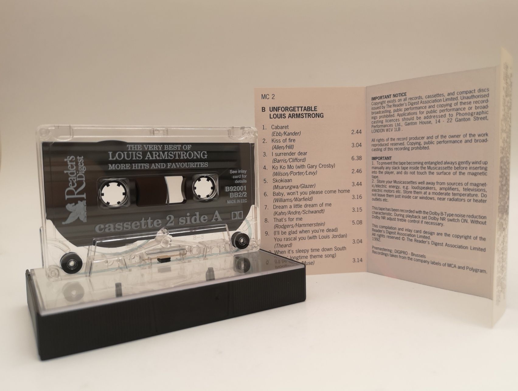 Аудиокассеты Louis Armstrong 3шт.