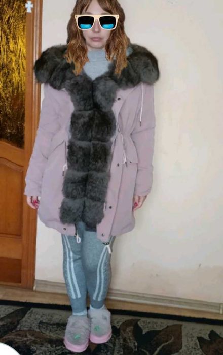 Куртка парка з натуральним хутром