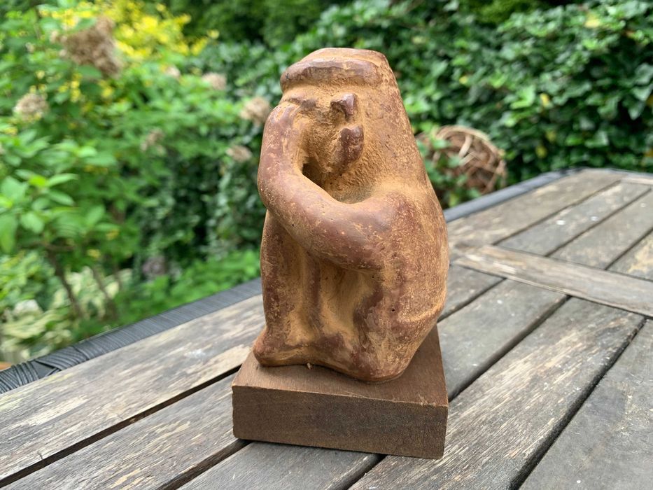 zeźba stara stuteetka funeralna,  prekolumbijska Meksyk, replika