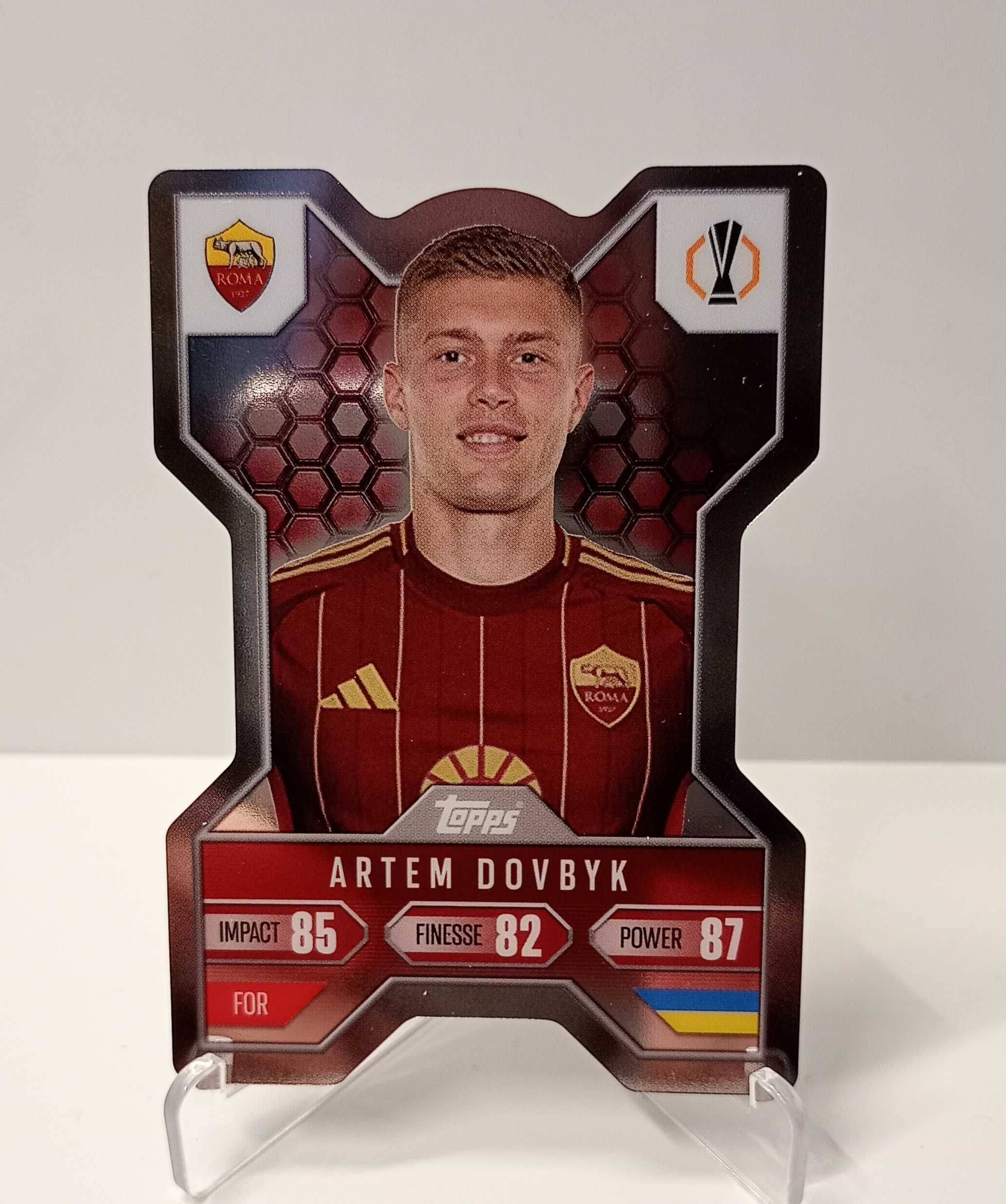Artem Dovbyk AS Roma karta Chrome X CX5 Topps Match Attax Extra 2025