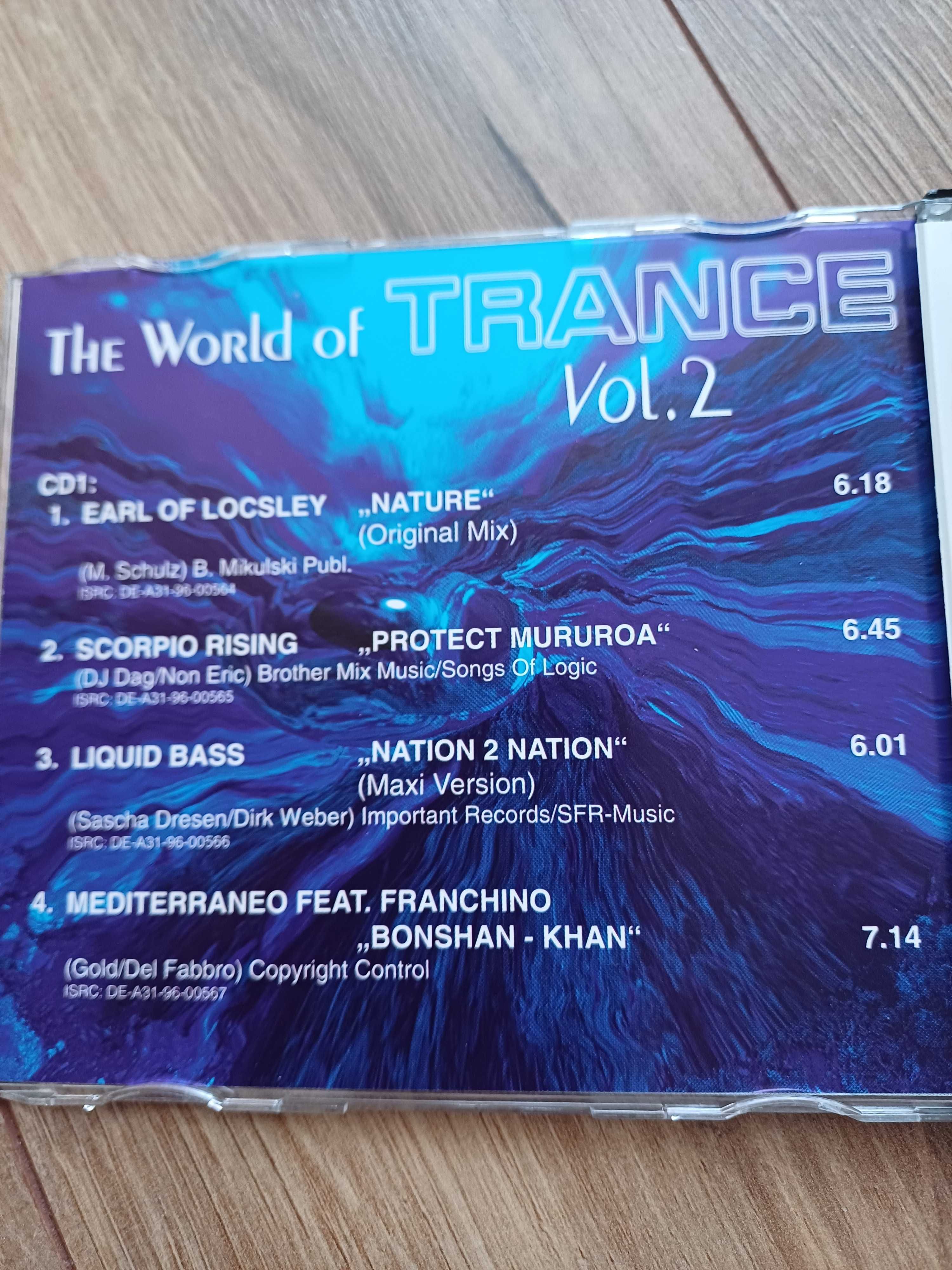 CD trance, techno, 1996r., the world of trance