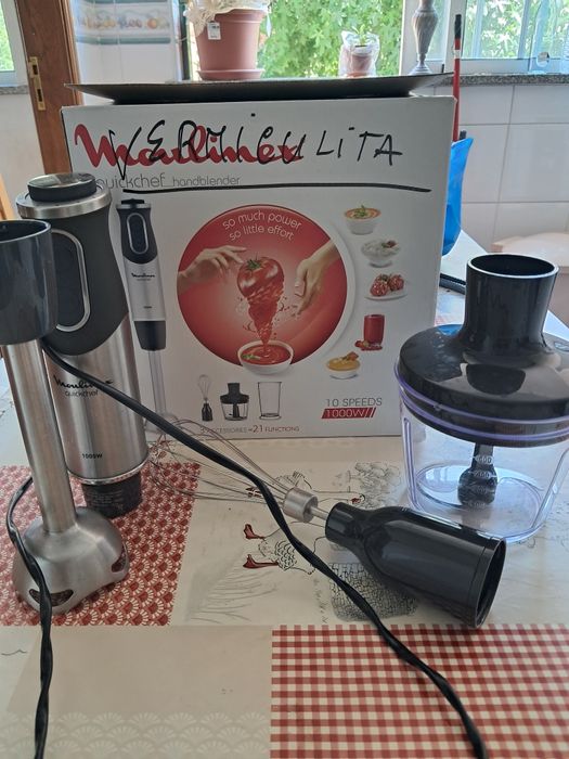 Picadora batedeira Moulinex quickchef