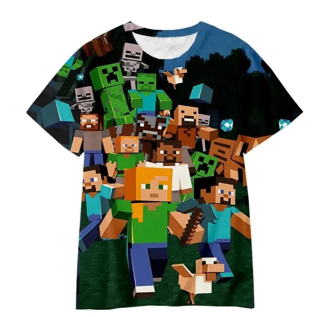 Nowy T-shirt minecraft