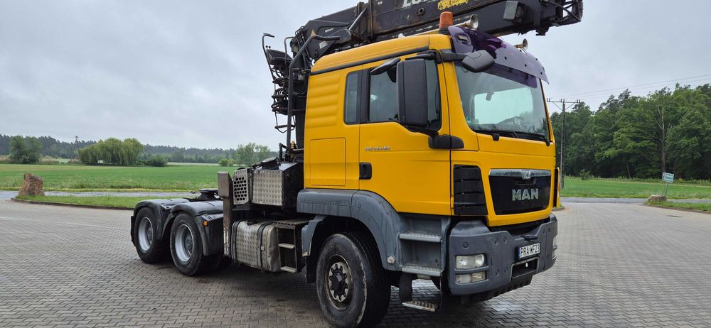 Man tgs 26-480 hydrodrive do drewna drzewa lasu dluzycy