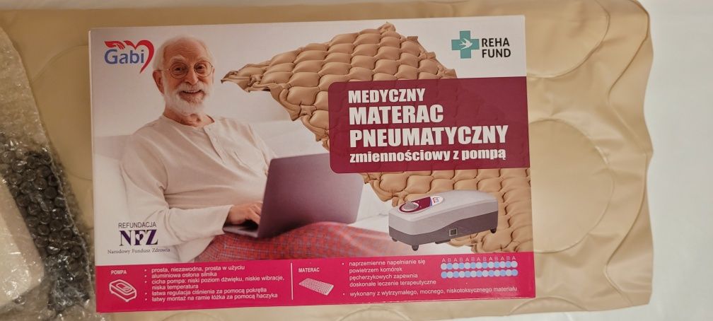 Medyczny materac pneumatyczny