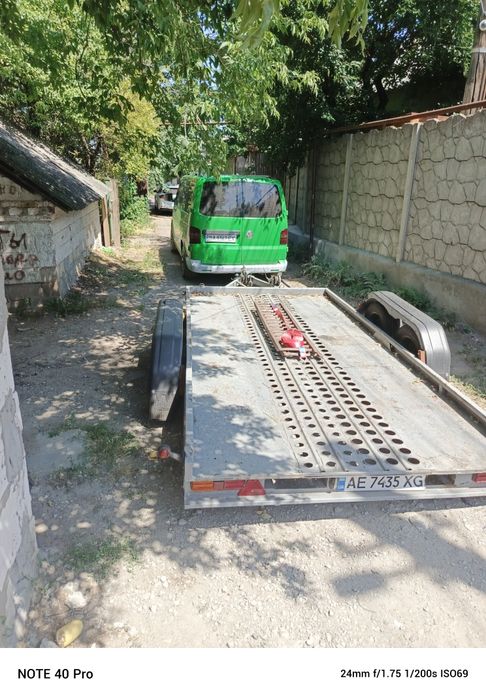 Лафет для  транспортировки автомобилей .