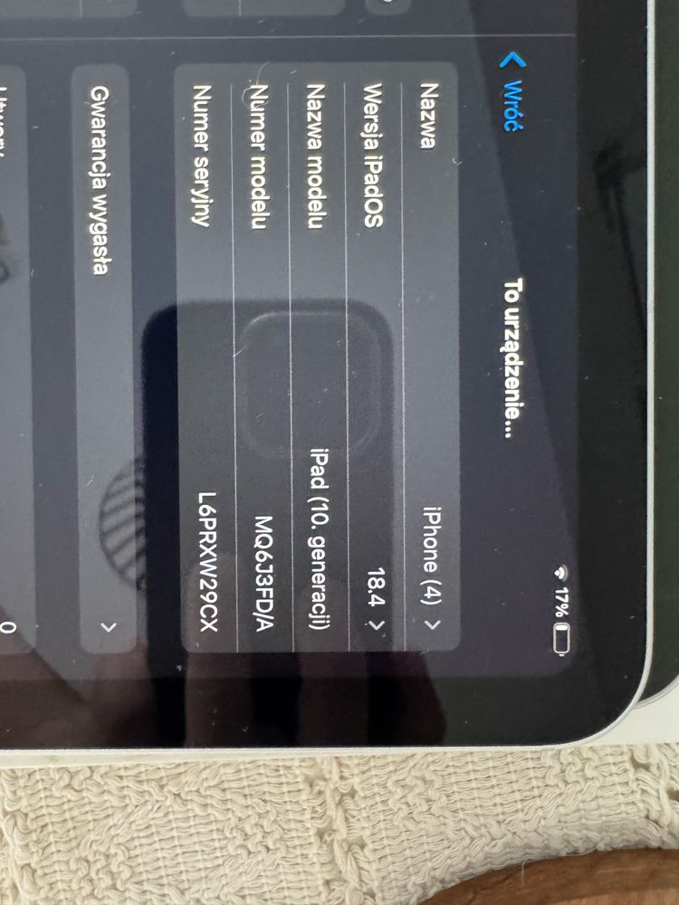 iPad 10. generacji 64 GB Wi‑Fi + Cellular Silver