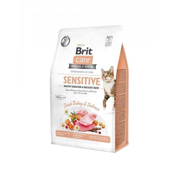 Корм для котов Brit Care Sensitive Healthy Digestion 7кг  Термін:08,26