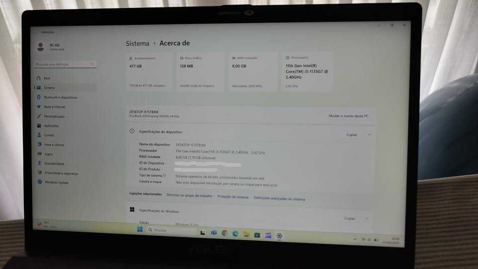 Computador ASUS Laptop X415