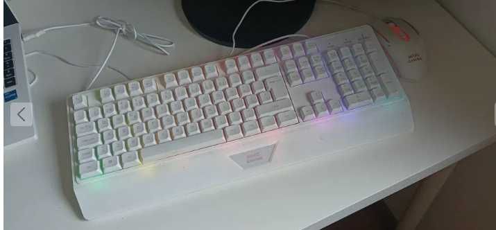 Monitor + 2 cadeiras +mesa 140/60 +teclado gaming e rato