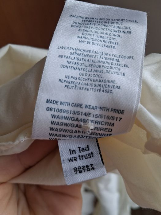 Ted Baker ecru koszula damska tunika koszulowa XS