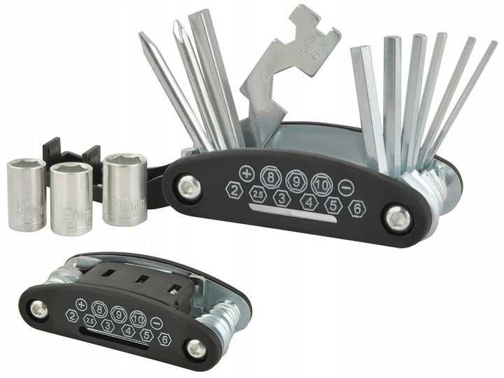 ZESTAW KLUCZY ROWEROWYCH narzędzi do roweru multitool 16W1