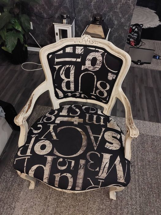 Krzesło fotel ludwik