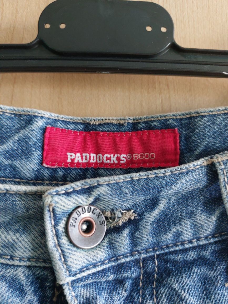 Jeansy Paddock's z grubego materiału z wysokim stanem