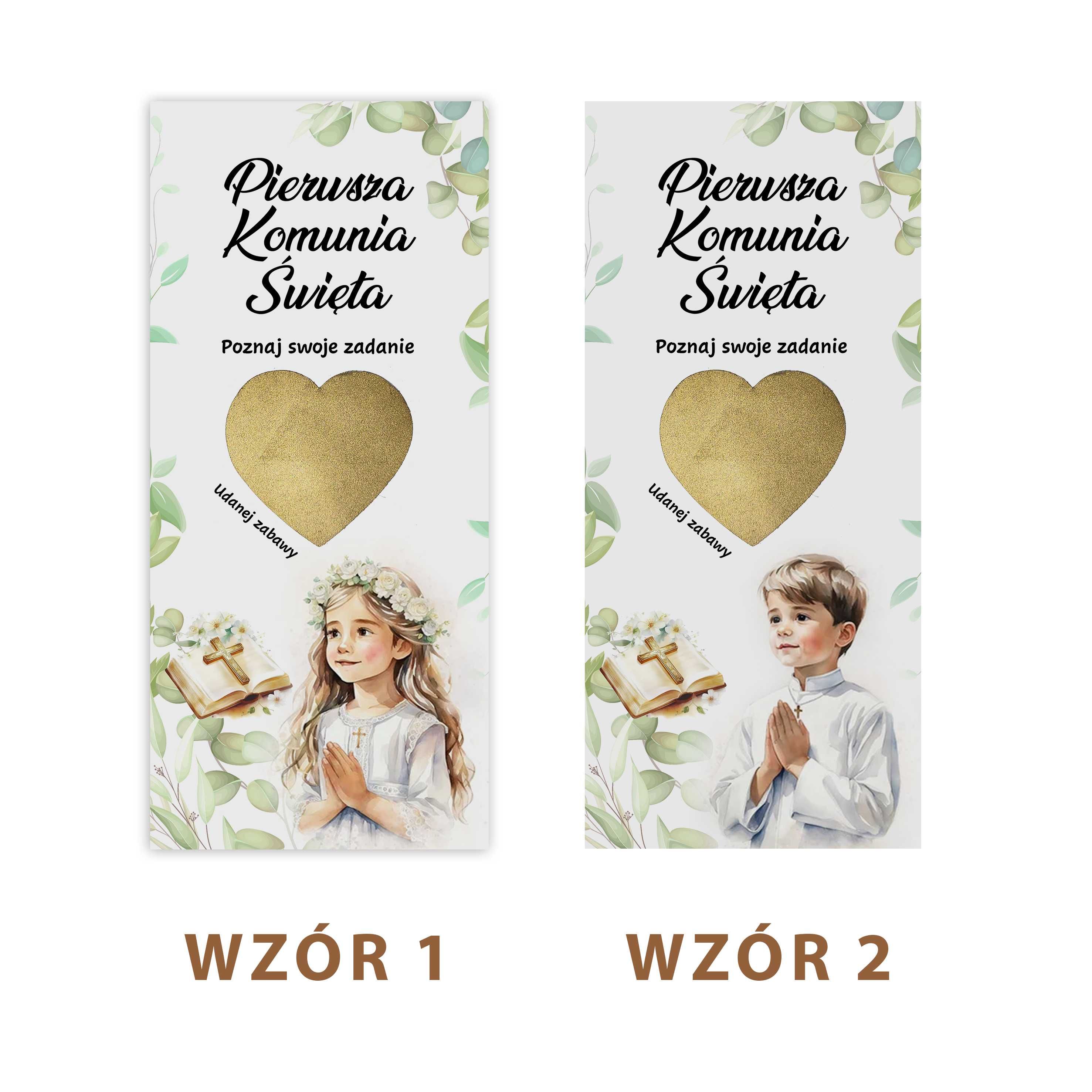 ZDRAPKI zadania Pierwsza Komunia Święta zabawa dla dzieci na komunię