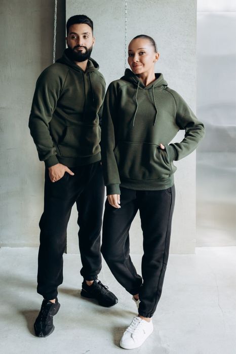 Худі на флісі чоловічі та жіночі S–4XL