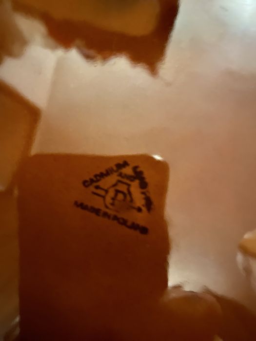 Talerze brazowe Pruszkow 12 sztuk