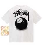 футболка стуси x найк с шариком белая / футболка Stussy x Nike white