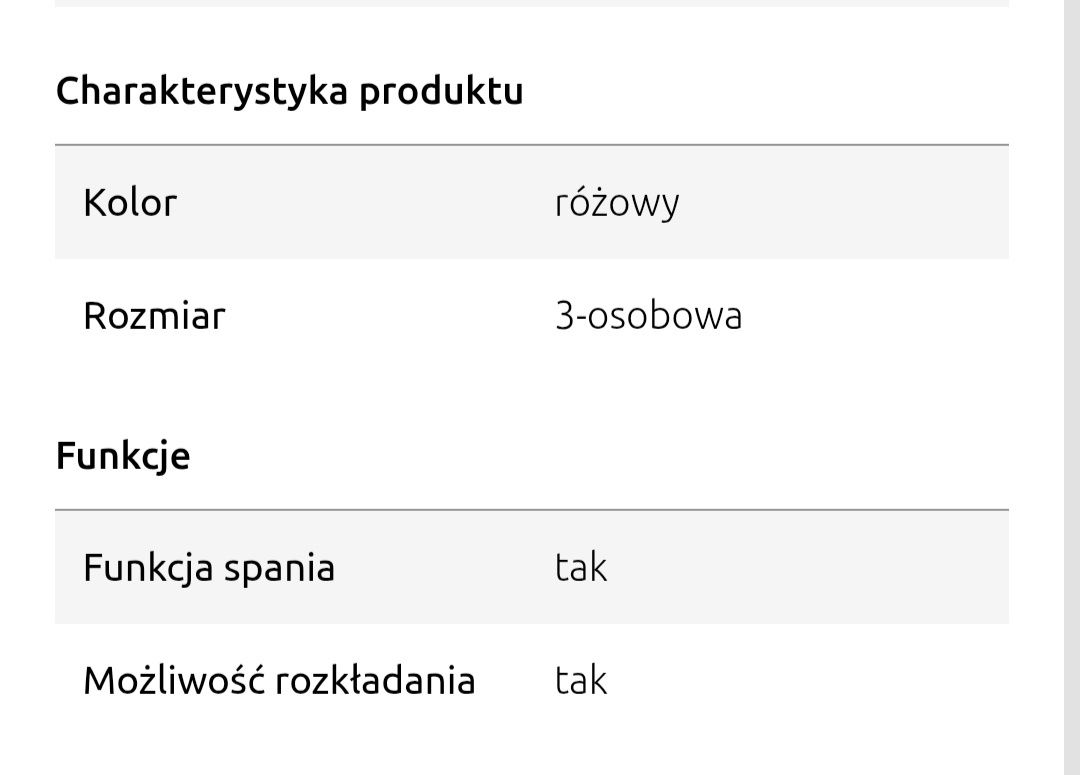 Sofa sub lux 
Sofa Sun LUX 3DL – prosta bryła, duża funkcjonalność