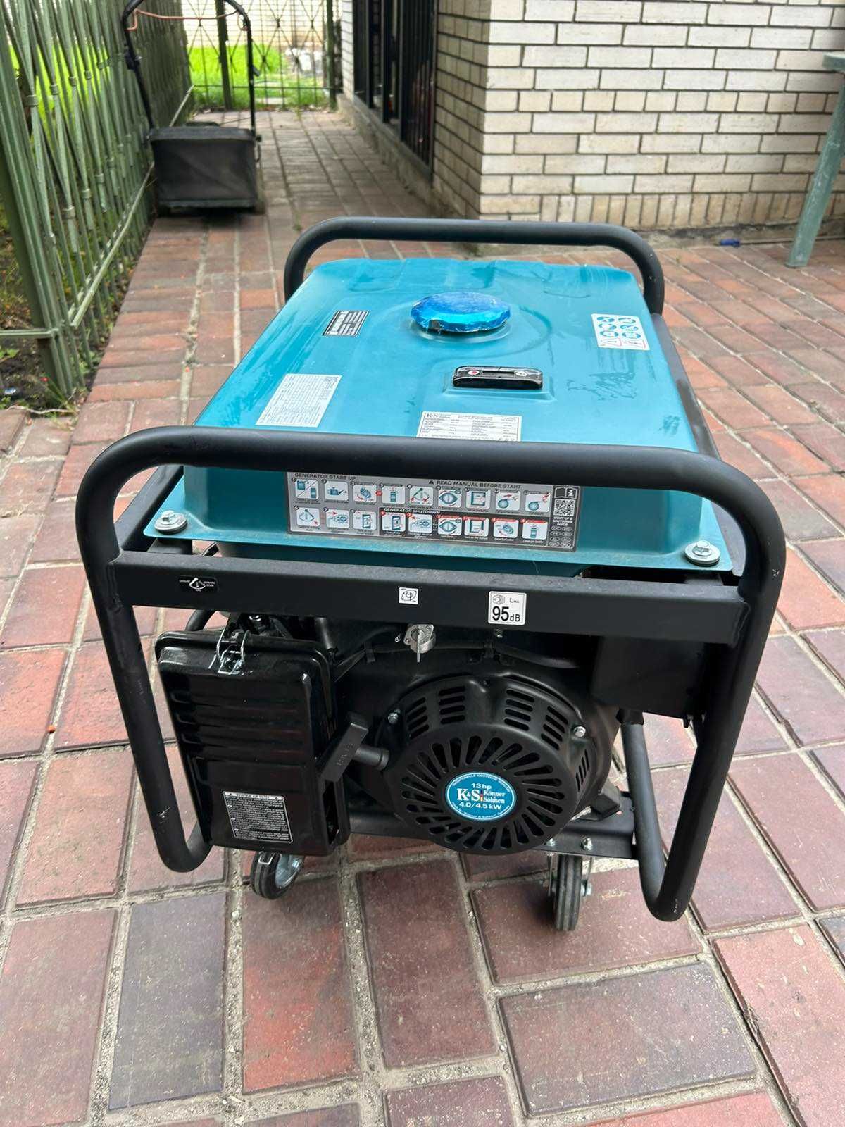 Генератор бензиновий Konner&Sohnen KS 5000E G, 230В, 4,5кВт