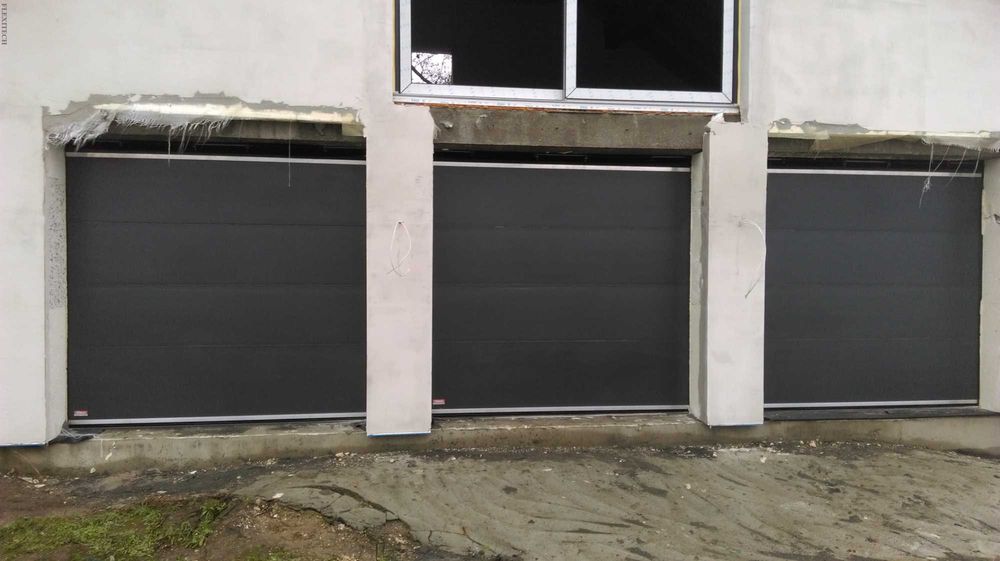 GARAŻE, HALE, KONTENERY, bramy z płyty warstwowej, płyta I i II gat.