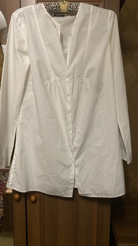 Marc OPolo белая удлиненная рубашка, блузка, туника оригинал