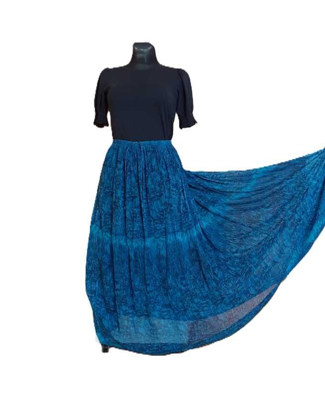 52 54 Spódnica długa maksi maxi letnia plażowa na plażę wzory tie dye