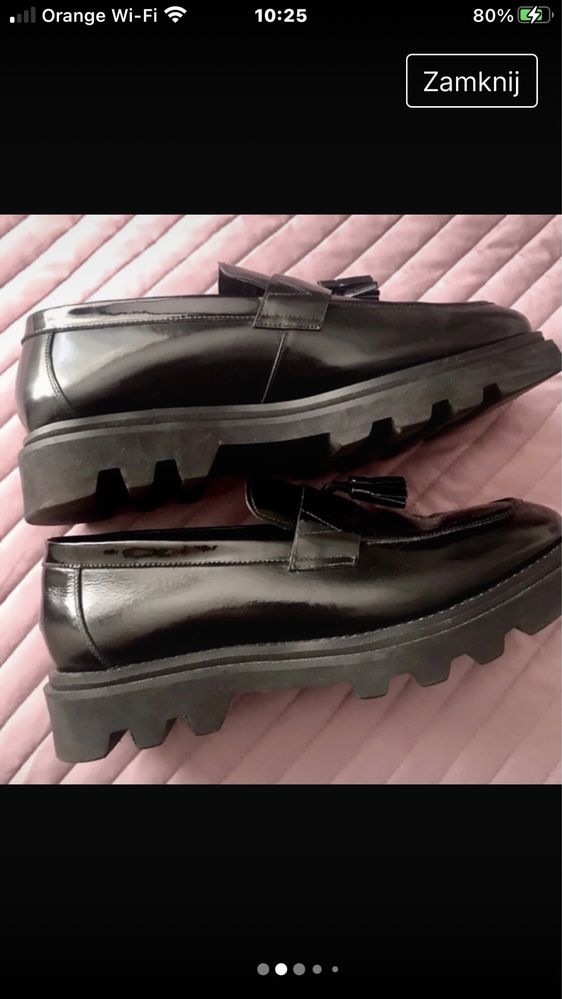 Skorzane meskie buty