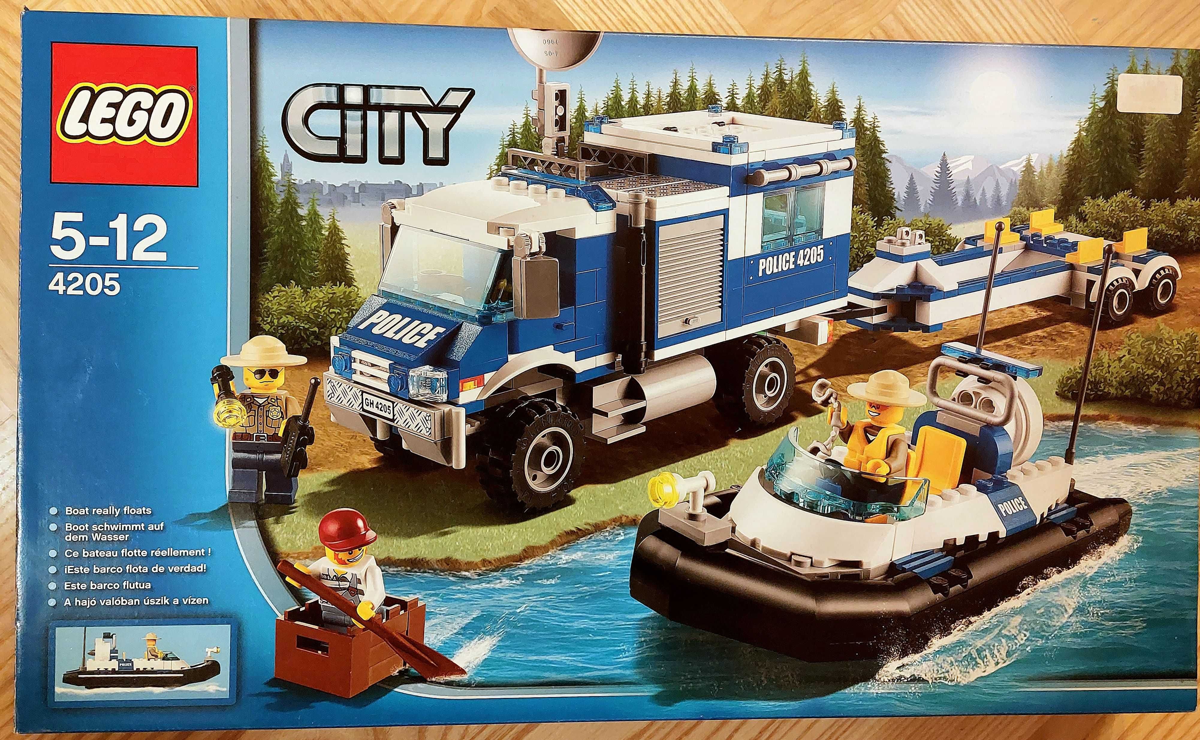 LEGO CITY 4205 zestaw auto policyjne i ponton