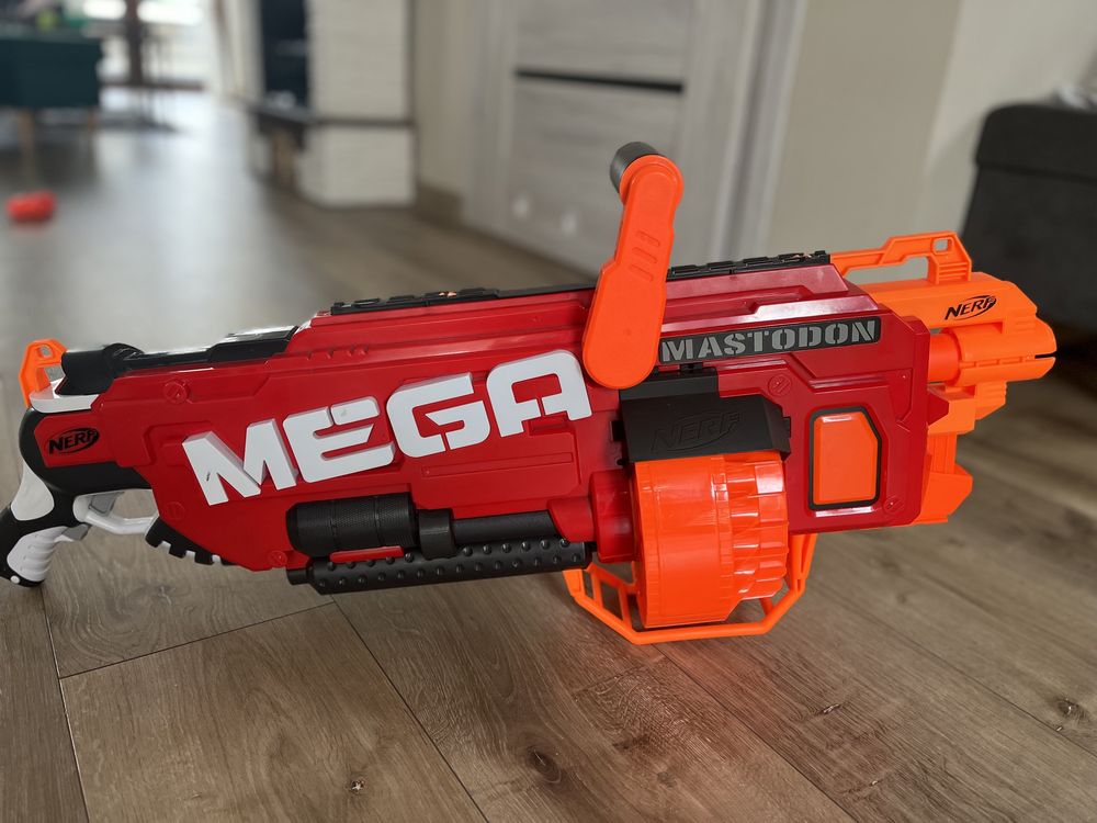 NERF duży Mega Mastodon + 70 naboje w zestawie