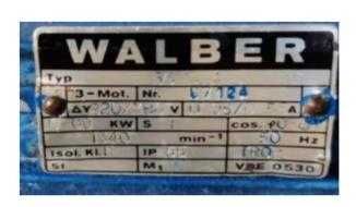 Motor Industrial, Walber, 50 HZ