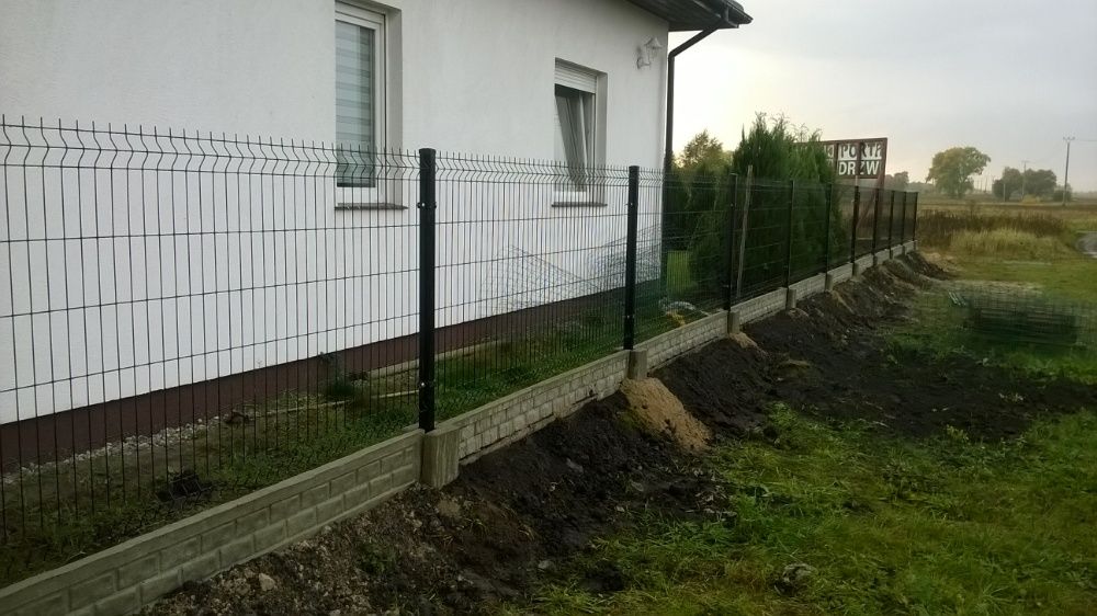 Panele ogrodzeniowe siatka 3D 2D