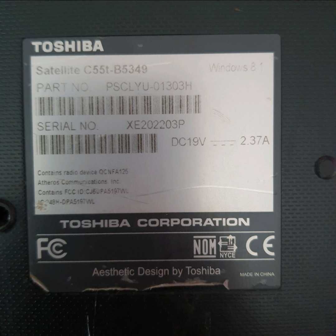 Ноутбук на запчастини Toshiba Satellite C55T-B5349 Notebook (15.6")