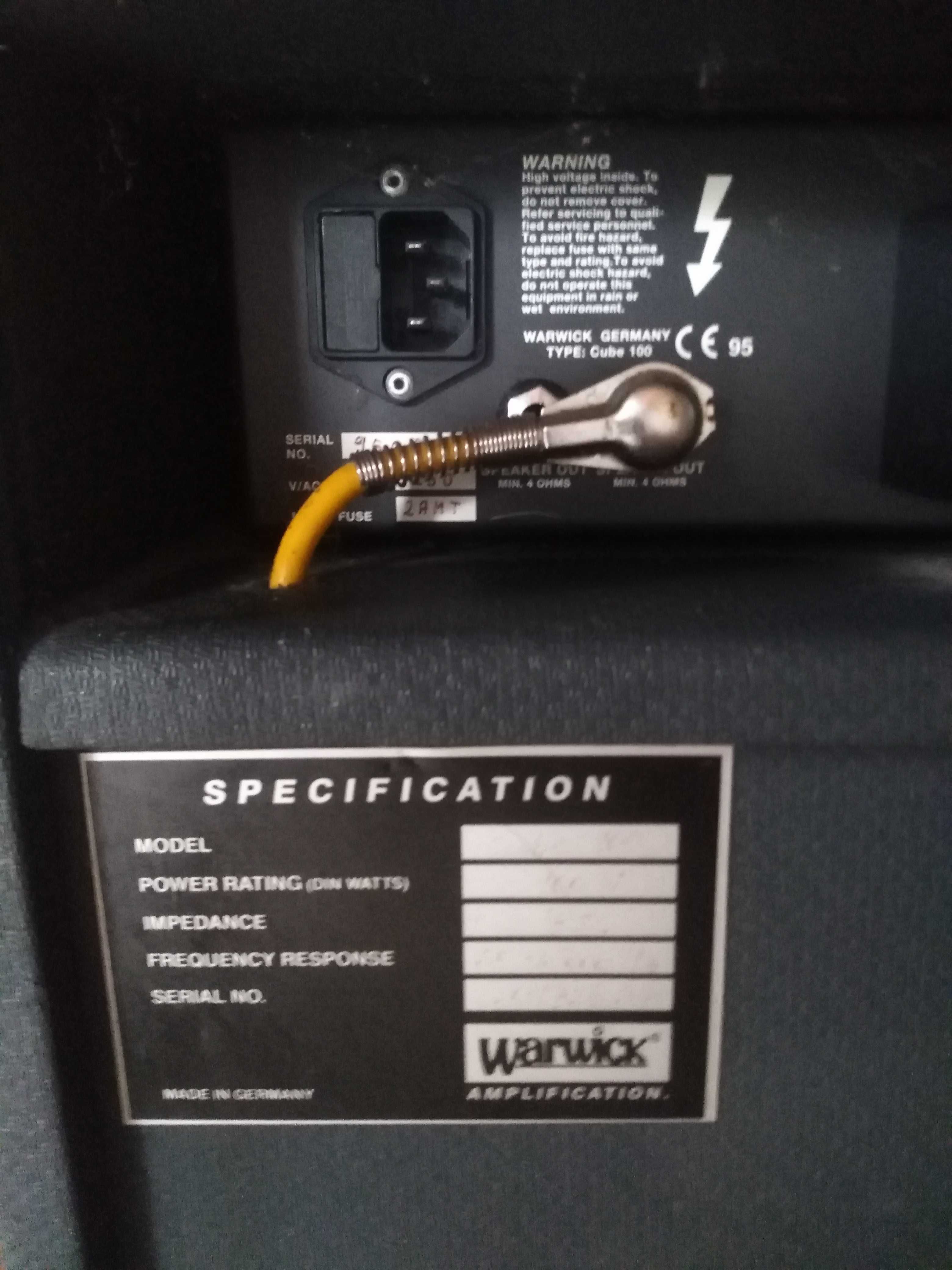 Wzmacniacz gitarowy  Warwick