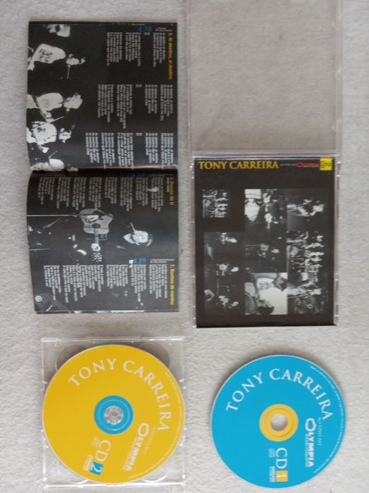 CD duplo TONY CARREIRA no Olimpia