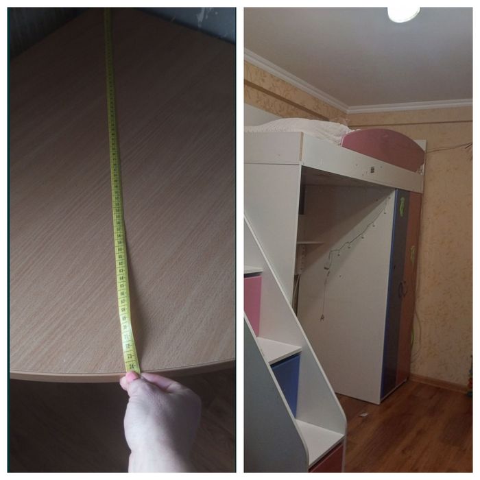 Стіл кутовий + ліжко