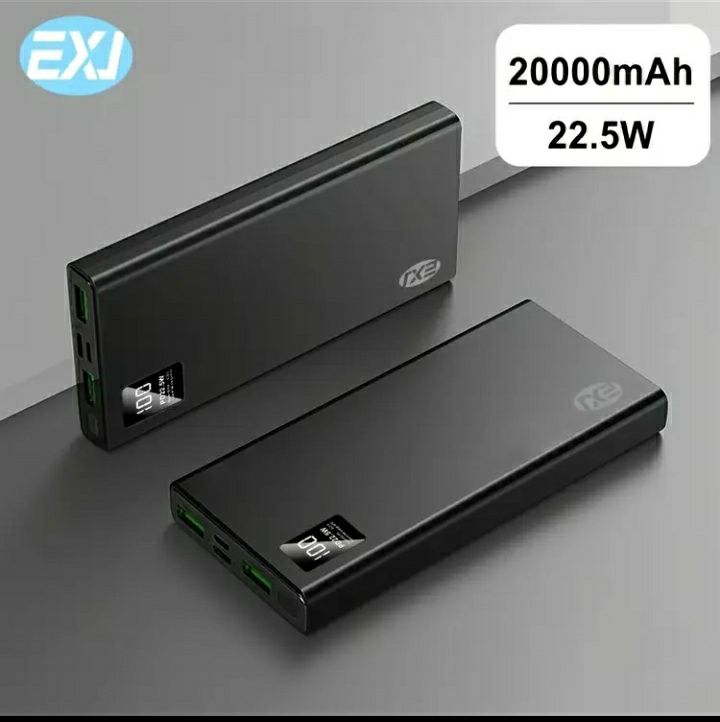 Повербанк EXJ 20000 mAh. 74Wh. Быстрая зарядка.