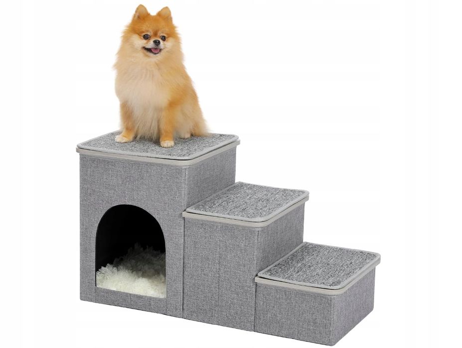 Petepela Schody Dla Psa Na Łóżko, 3 Stopnie Na Sofę