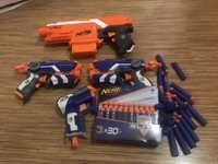 4x NERF jak Nowy Elite N-Strike Firestrike Third + 50 strzałek