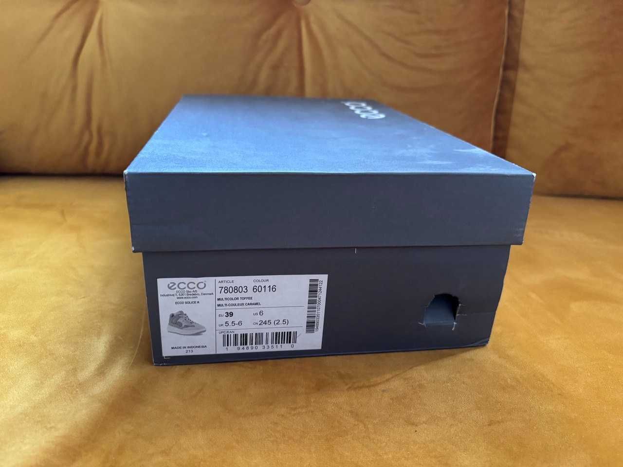 Nowe damskie sneakersy ECCO SKO A/S, rozmiar 39