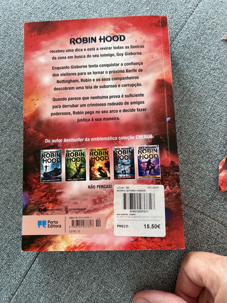 Livro colecao Robin Hood  - Bandidos, motocross & lixo